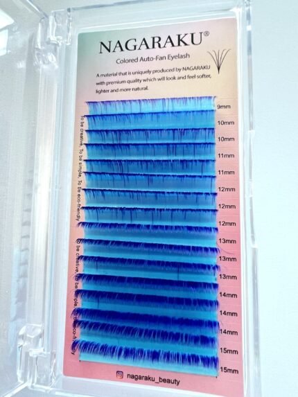 Мигли Нагараку Синьо омбре ( easy fan )